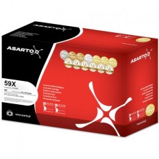 Toner Asarto do HP 59X | CF259X | 10000 str. | black | Aktualny Chip